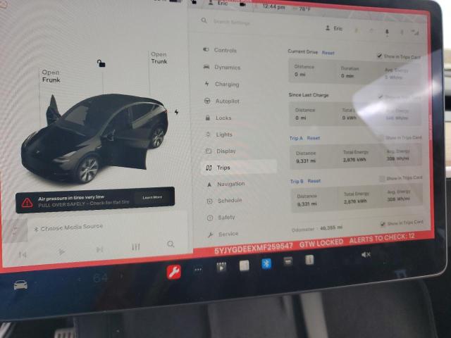 2021 TESLA MODEL Y - 5YJYGDEEXMF259547