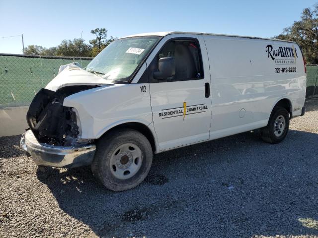 GMC SAVANA G25 2014 white  flexible fuel 1GTW7FCA7E1910050 photo #1