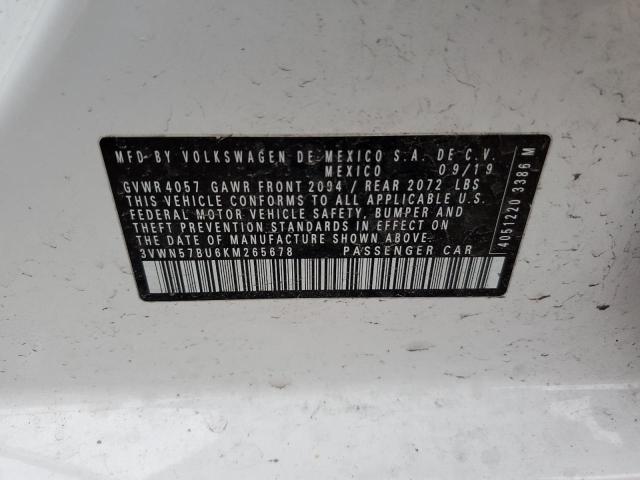 2019 VOLKSWAGEN JETTA S - 3VWN57BU6KM265678