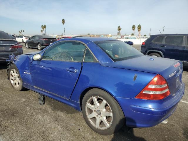 MERCEDES-BENZ SLK 230 KO 2001 blue  gas WDBKK49F11F229866 photo #3