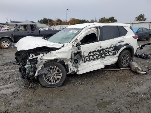 NISSAN ROGUE S 2023 white  gas 5N1BT3AA7PC808326 photo #1