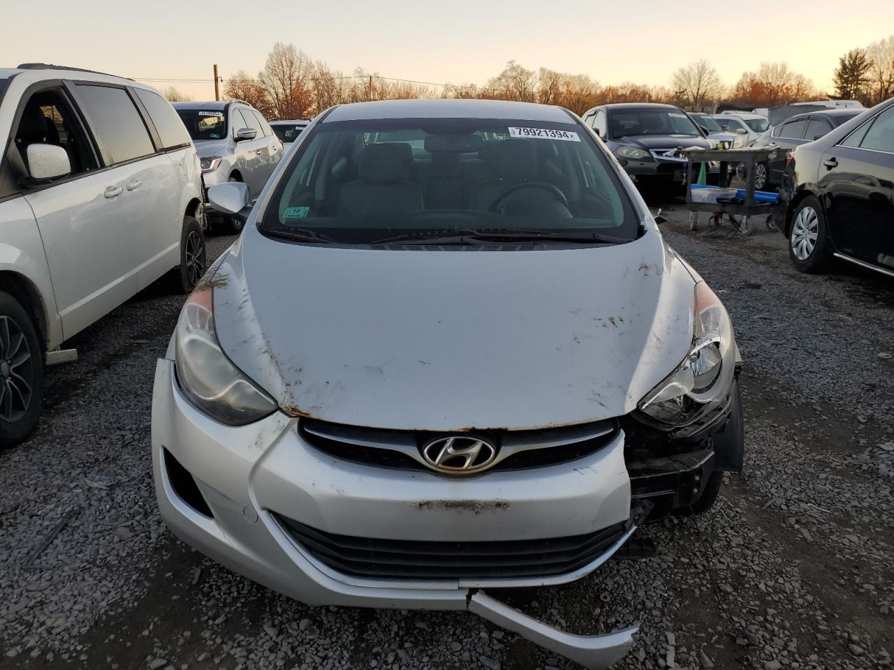 Lot #3034345068 2013 HYUNDAI ELANTRA GL