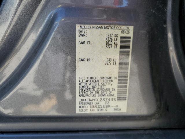 2016 NISSAN ALTIMA 2.5 - 1N4AL3APXGC287435