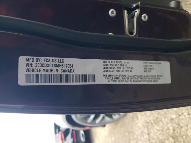 2021 DODGE CHARGER R/ - 2C3CDXCT8MH617054