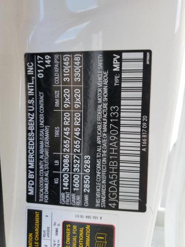 2017 MERCEDES-BENZ GLE 350 4M - 4JGDA5HB1HA907133