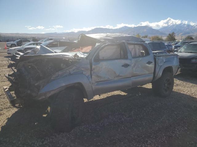 TOYOTA TACOMA DOU 2015 silver  gas 3TMLU4EN1FM171777 photo #1