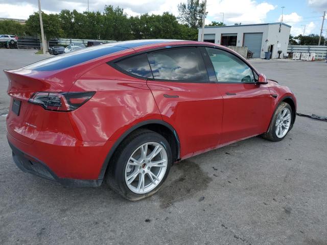 TESLA MODEL Y 2023 red  electric 7SAYGDEE5PA046333 photo #4