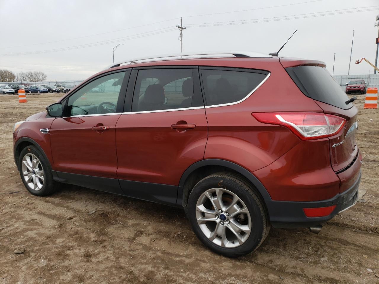 Lot #3024673628 2014 FORD ESCAPE TIT