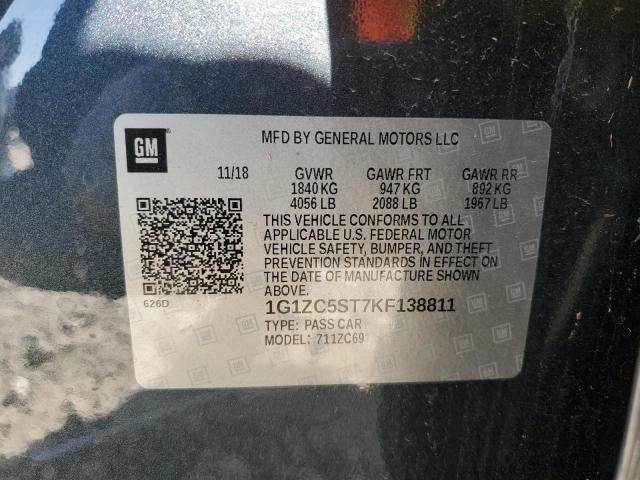 2019 CHEVROLET MALIBU LS - 1G1ZC5ST7KF138811