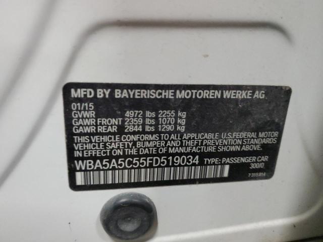 VIN WBA5A5C55FD519034 2015 BMW 5 SERIES no.12