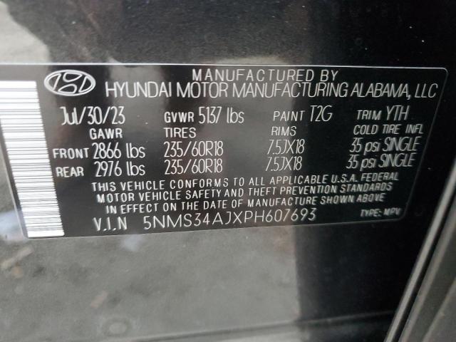 2023 HYUNDAI SANTA FE S - 5NMS34AJXPH607693