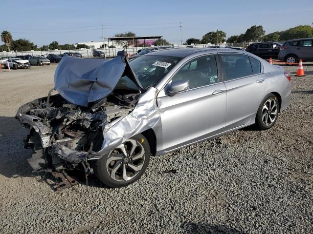 HONDA ACCORD EX 2016 silver  gas 1HGCR2F7XGA144308 photo #1