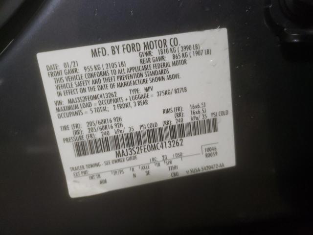 2021 FORD ECOSPORT S - MAJ3S2FE0MC413262