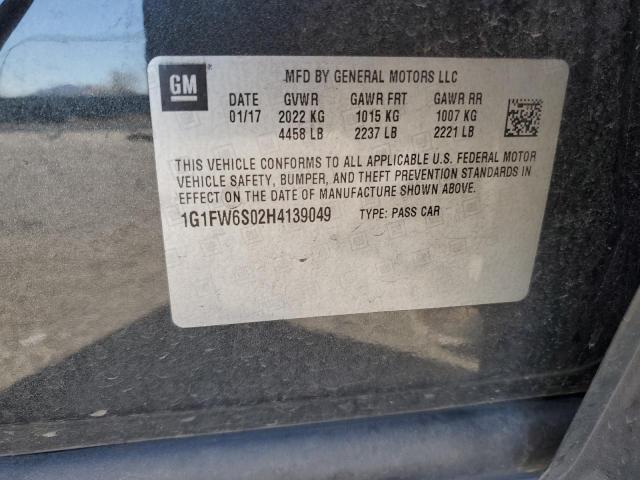2017 CHEVROLET BOLT EV LT - 1G1FW6S02H4139049