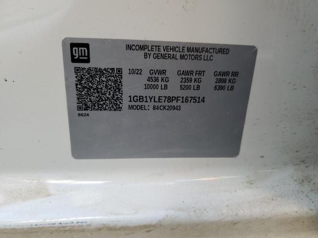 VIN 1GB1YLE78PF167514 2023 CHEVROLET ALL MODELS no.12