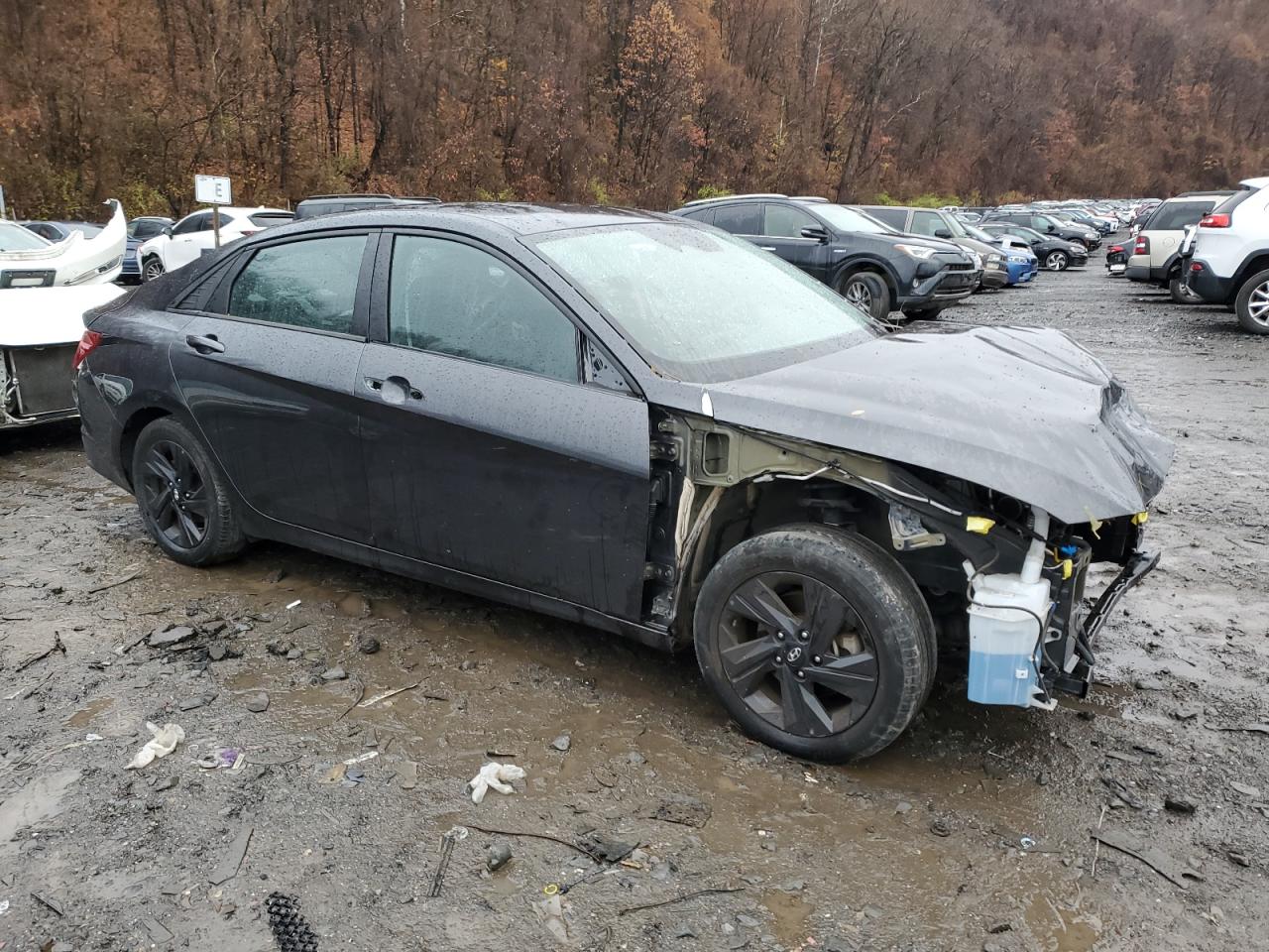 Lot #3034280102 2021 HYUNDAI ELANTRA SE