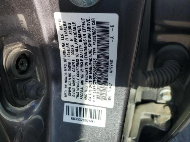 2016 HONDA CIVIC LX - 19XFC2F53GE069248
