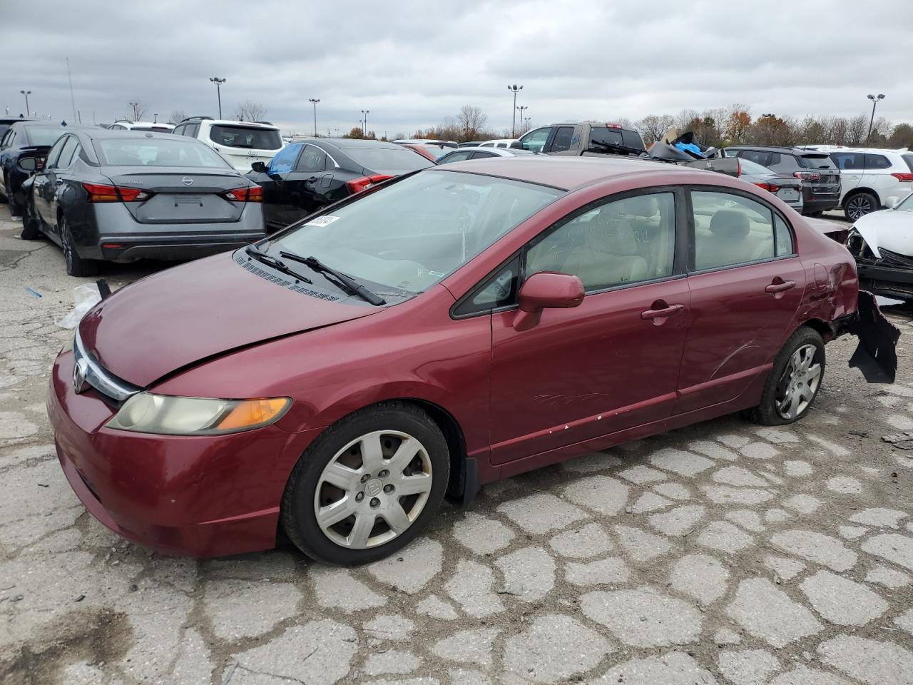 Lot #2998254460 2008 HONDA CIVIC LX