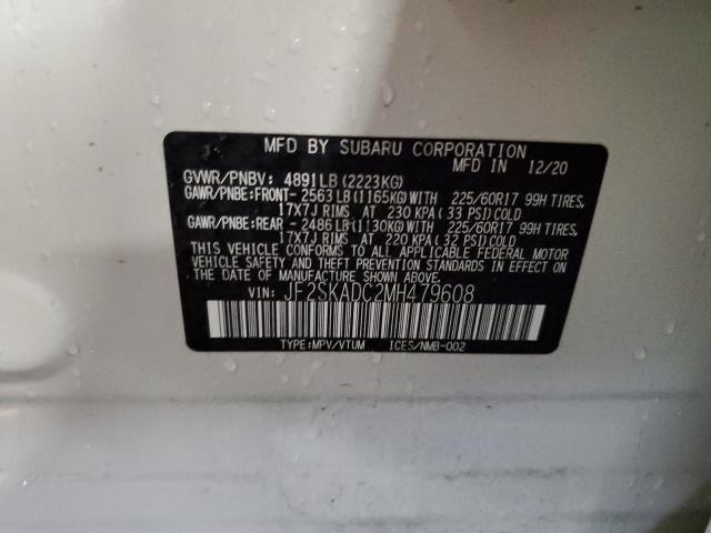 2021 SUBARU FORESTER JF2SKADC2MH479608