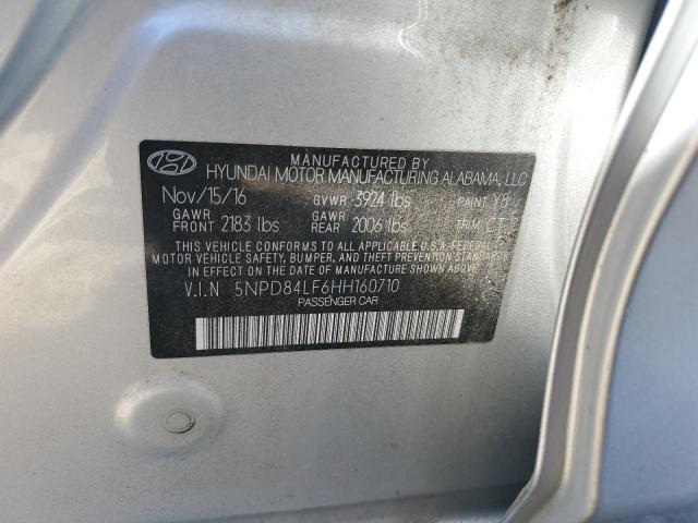 2017 HYUNDAI ELANTRA SE - 5NPD84LF6HH160710