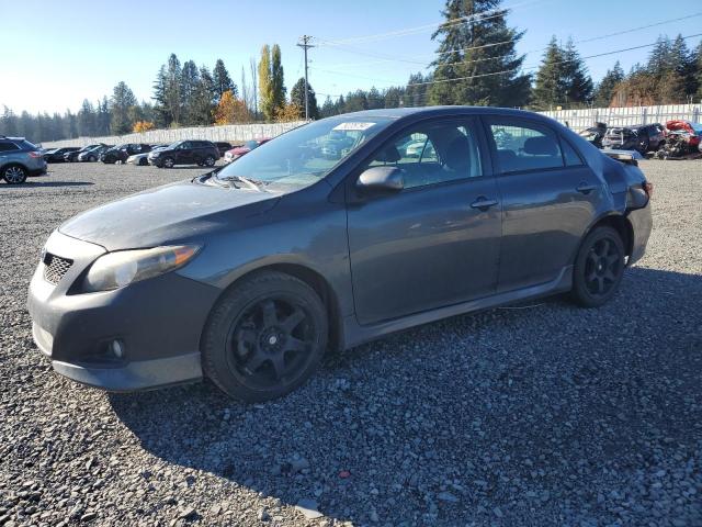 TOYOTA COROLLA XR 2009 gray  gas 1NXBE40E09Z003706 photo #1