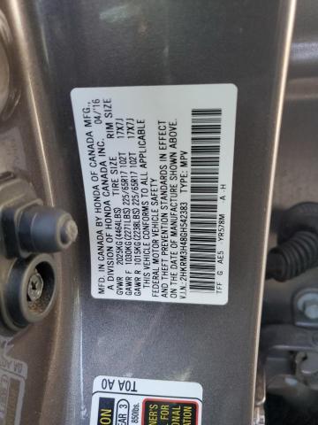 VIN 2HKRM3H48GH542383 2016 Honda CR-V, SE no.13