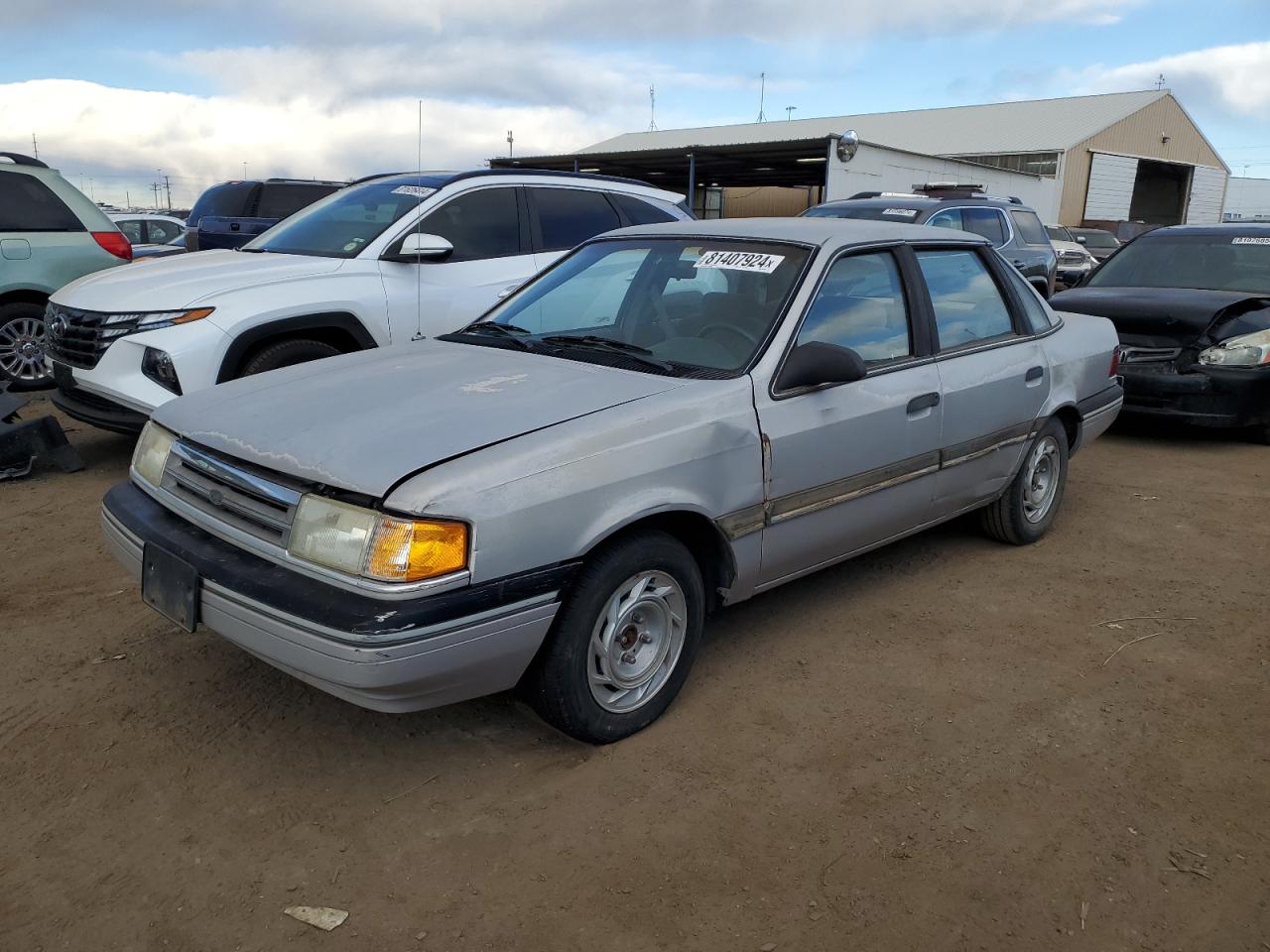 Lot #2991047200 1991 FORD TEMPO GL