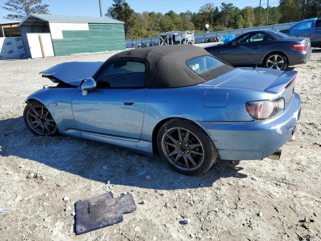 HONDA S2000 2004 blue  gas JHMAP21434T001949 photo #3