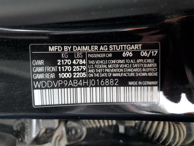 VIN WDDVP9AB4HJ016882 2017 MERCEDES-BENZ B-CLASS no.12