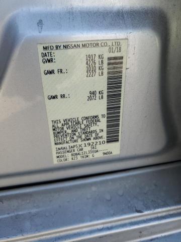 2018 NISSAN ALTIMA 2.5 - 1N4AL3AP5JC192210
