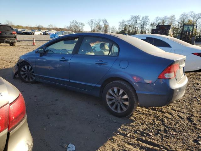 HONDA CIVIC EXL 2009 blue  gas 19XFA16949E004009 photo #3