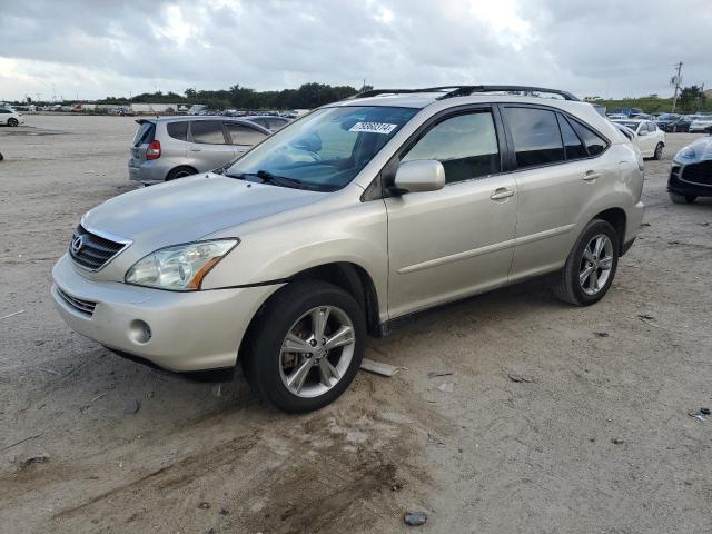 LEXUS RX 400H 2007 beige  hybrid engine JTJGW31U072001600 photo #1