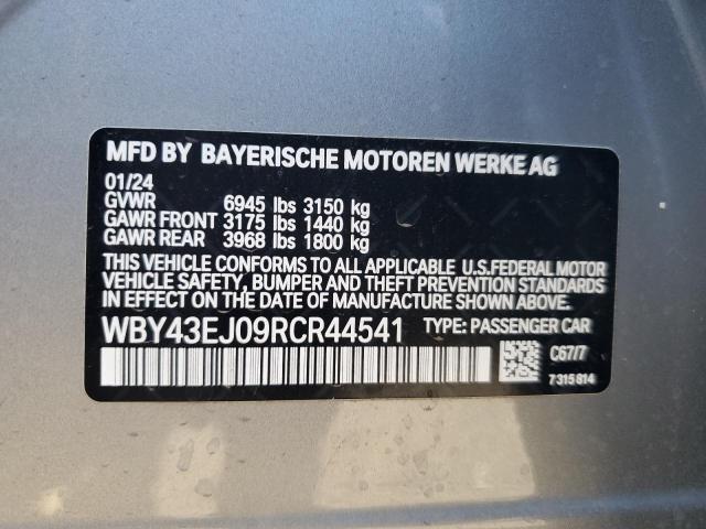 2024 BMW I7 EDRIVE5 WBY43EJ09RCR44541