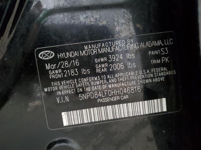 VIN 5NPD84LF0HH046816 2017 HYUNDAI ELANTRA no.12