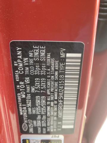 2017 HYUNDAI SANTA FE S - KM8SRDHF5HU241518