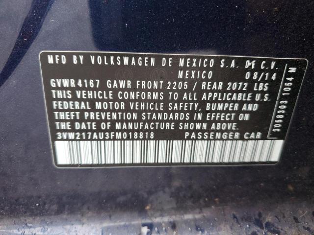 2015 VOLKSWAGEN GOLF - 3VW217AU3FM018818