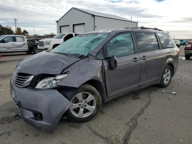 TOYOTA SIENNA LE 2016 gray  gas 5TDKK3DC7GS730360 photo #1