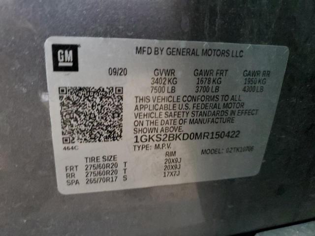 2021 GMC YUKON SLT - 1GKS2BKD0MR150422