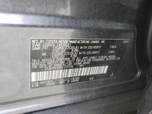 VIN 2T3H1RFV6PC225246 2023 TOYOTA RAV4 no.13