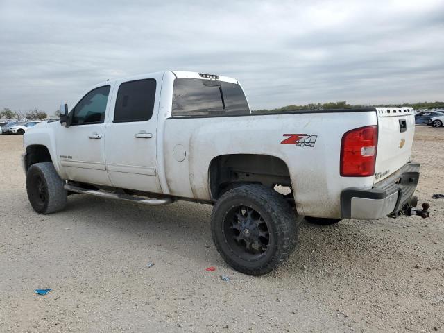 CHEVROLET SILVERADO 2014 white crew pic diesel 1GC1KYE84EF114633 photo #3