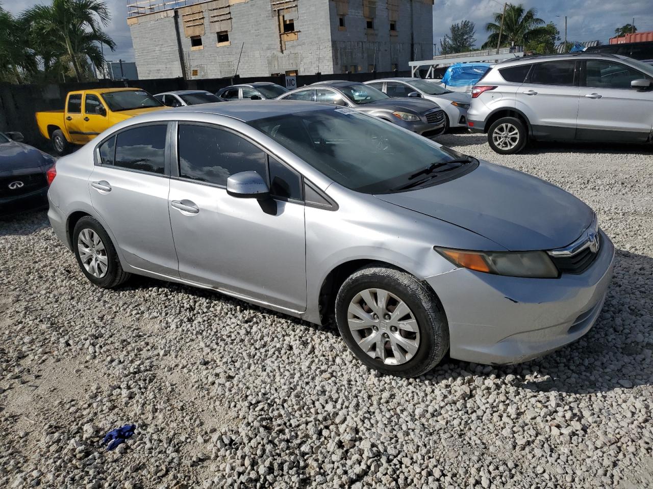 Lot #2962082153 2012 HONDA CIVIC LX