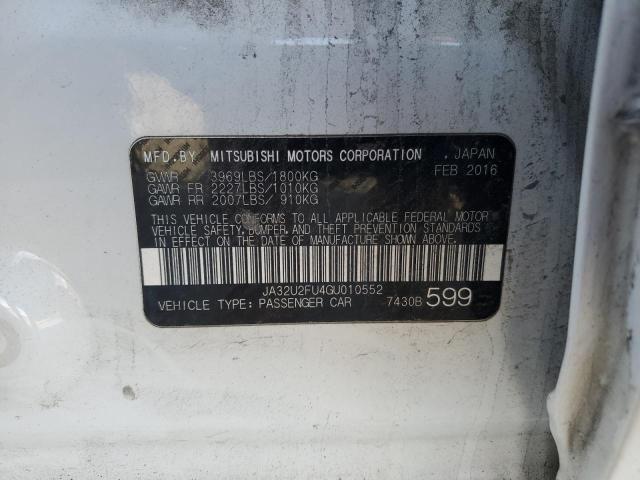 2016 MITSUBISHI LANCER ES - JA32U2FU4GU010552