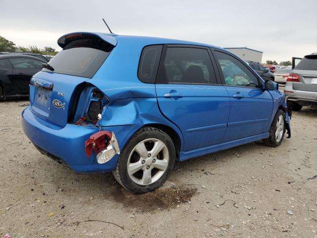 KIA SPECTRA5 5 2008 blue  gas KNAFE161685012490 photo #4