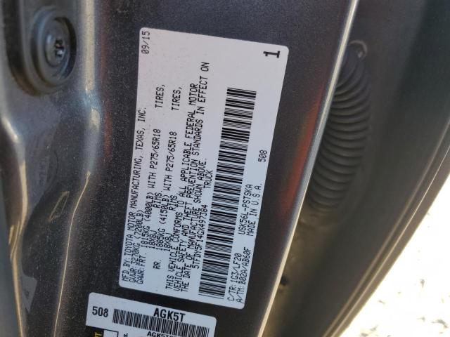 2016 TOYOTA TUNDRA CRE - 5TFDY5F14GX497384