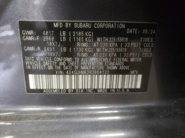 2024 SUBARU CROSSTREK - 4S4GUHM62R3808132
