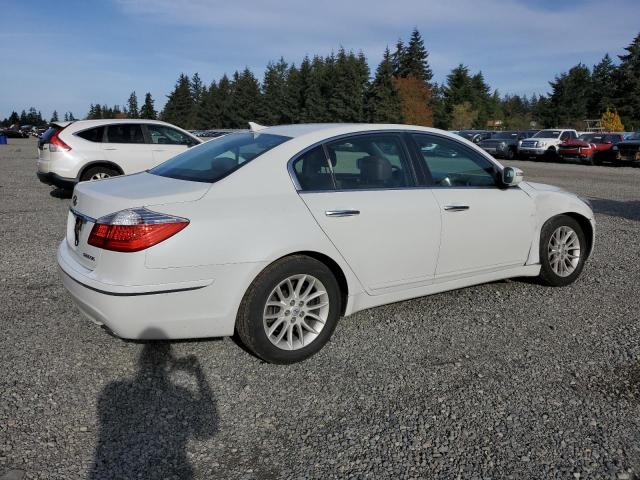 HYUNDAI GENESIS 3. 2010 white  gas KMHGC4DE0AU105193 photo #4