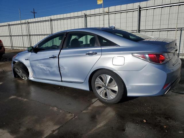 HYUNDAI SONATA HYB 2013 blue  hybrid engine KMHEC4A44DA090402 photo #3