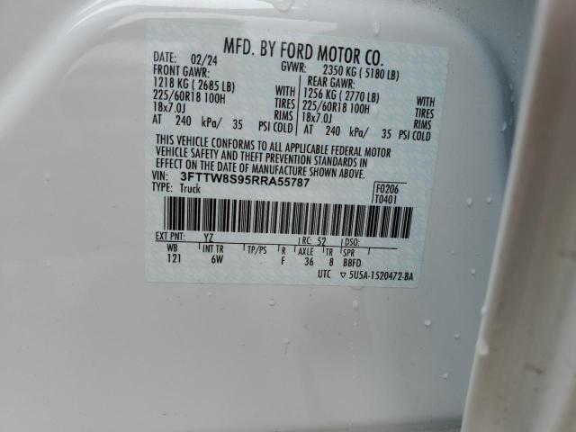 2024 FORD MAVERICK L 3FTTW8S95RRA55787