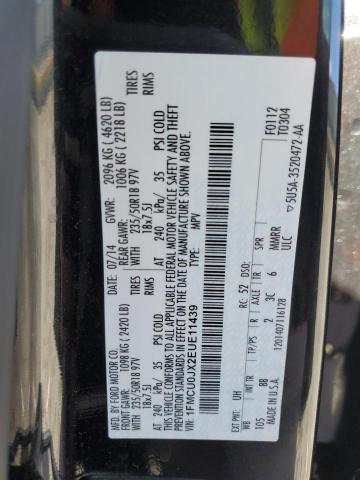 VIN 1FMCU0JX2EUE11439 2014 Ford Escape, Titanium no.13