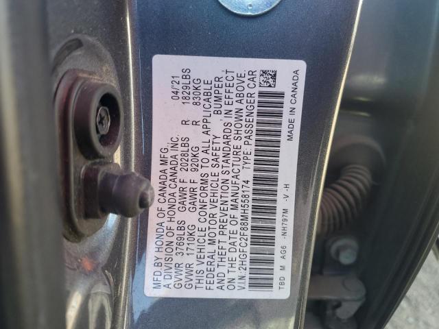 2021 HONDA CIVIC SPOR - 2HGFC2F88MH558174